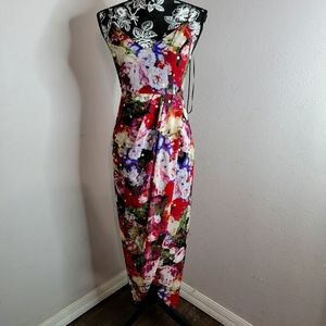Express spaghetti straps floral dress